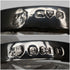 1916 English Antique Sterling Silver Mounted Cut Glass Salt Dishes Pair by James Deakin&Sons