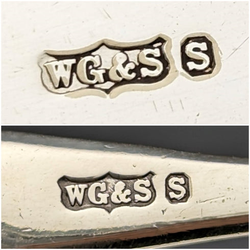 1890年頃 英国アンティーク シルバープレート製 カトラリー 12ペアセット 木箱入り William Gallimore