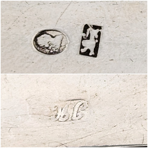 1830年頃 英国アンティーク 純銀製 シュガートング 26g Johnathan Hayne