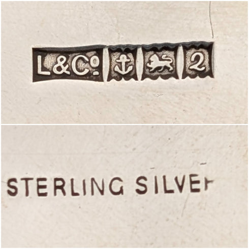 1965 British Vintage Sterling Silver Bracelet 56g E Liley & Co