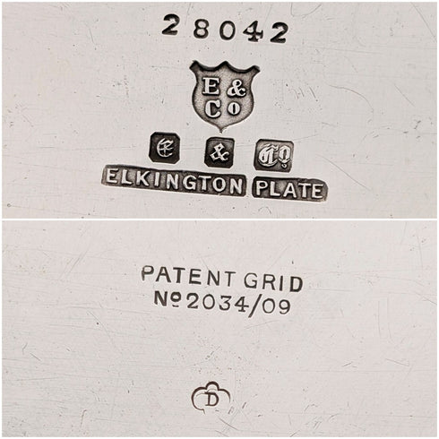 Antique English Silverplate Teapot, Elkington, circa 1915