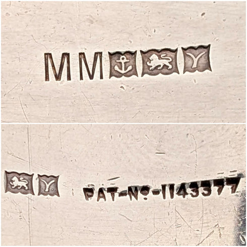 1973 British Vintage Sterling Silver Bracelet 46g Monomil Ltd