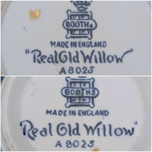 British Vintage Blue Willow Pattern Cup & Saucer Booths