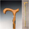 Vintage British Tour Clutch Handle Hiking Walking Stick Tan Shaft 89cm