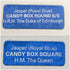 1977 Wedgwood Queen Elizabeth Jubilee Candy Box Pair Royal Blue