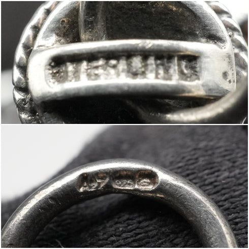 Vintage Sterling Silver Heart-Shaped Perfume Bottle