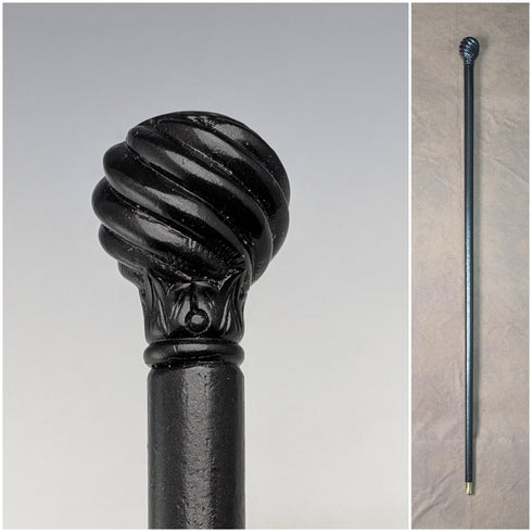 古董紳士 Gadrun 雕刻圓柄手杖 88 厘米