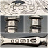 1840 British Antique Pure Silver Handle Fish Cutlery, 4 Pairs, William Sansom
