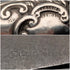 1904 British antique pure silver handle shoehorn by Joseph Gloster