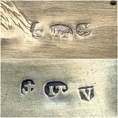 1819 英國古董攝政時期純銀油醋汁 20g JOHN THROPP