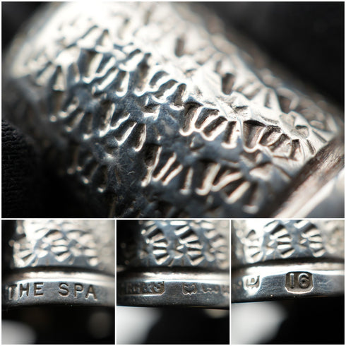 UK antique and vintage sterling silver thimbles, set of 5, 17.8g total