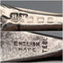 1905 British antique pure silver handled shoehorn by Henry Matthews