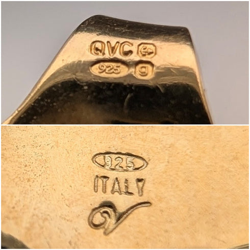 ヴィンテージ 純銀製 ゴールドメッキ メッシュ ブレスレット 20g