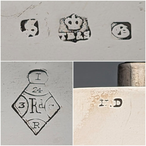 1870 British Antique Silver Plate Movable Handle Basket Thomas Bradbury & Sons