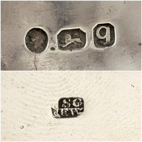 1791 Georgian British Antique Sterling Silver Sugar Tong 33g Samuel Godbehere & Edward Wigan