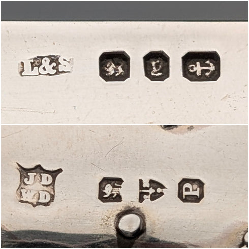 1898年 英国アンティーク 純銀製ハンドル&ブレード ペンナイフ ケース入り James Deakin&Sons