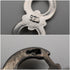 Vintage Decorative Ring Chain Sterling Silver Bracelet 11g