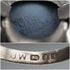 Vintage British Jewelry, Wedgwood Jasperware Sterling Silver Ring (JP size 14)