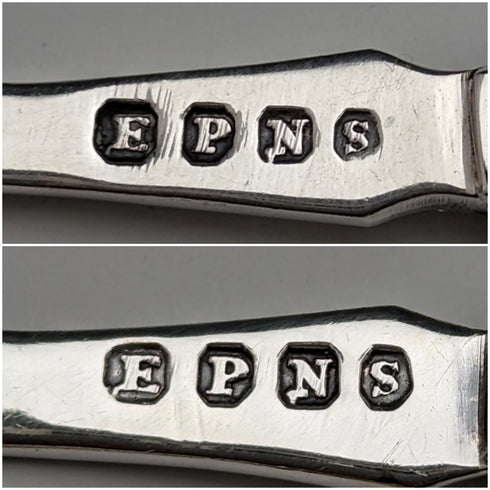 20世紀初頭 英国アンティーク 白蝶貝ハンドル ジャムスプーンペア BOX入り