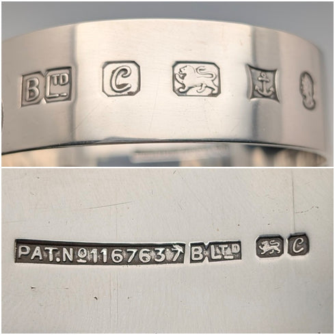 1977年英國復古禧年純銀手鍊 44克 Bracelon Ltd