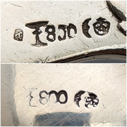 Circa 1900 Made in Germany Continental Silver Table Fork & Spoon