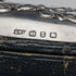 Around 1899 British Antique Heart-Shaped Sterling Silver Pocket Watch Holder with REVUE Pocket Watch