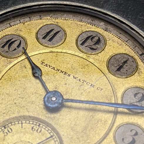 古董做工好(時間不能調)塔班雕刻錶殼懷錶