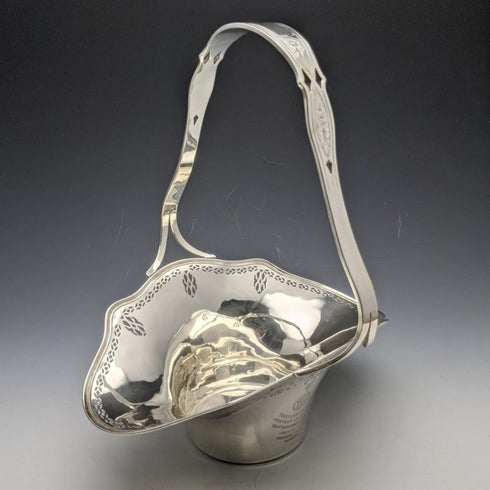 1923 年美國古董純銀(925 銀)籃式高爾夫球獎杯 257 克 Frank Whiting