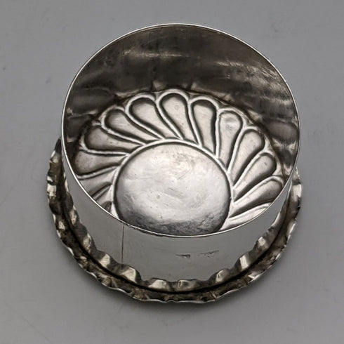 1902年 英国アンティーク 純銀(925シルバー) ティーキャディー 66g DEAKIN & FRANCIS