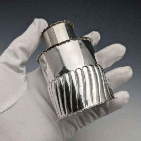 1902年 英国アンティーク 純銀(925シルバー) ティーキャディー 66g DEAKIN & FRANCIS