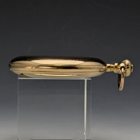 Around 1910 Antique Good operation Ulysse Nardin Pocket watch K18 Gold Hunter Diameter 54mm 121g