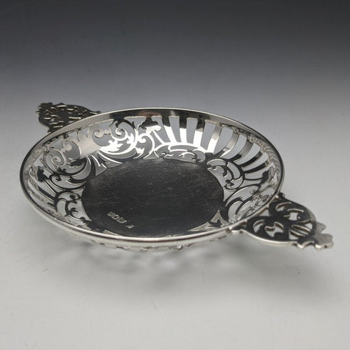 1901 年英國古董純銀(925 銀)糖果盤一對直徑 90 毫米約西亞·威廉姆斯