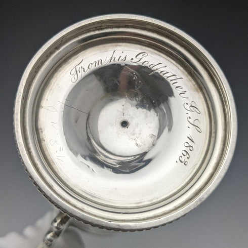 1862 年英國古董純銀(925 銀)馬克杯 133 克亨利威爾金森