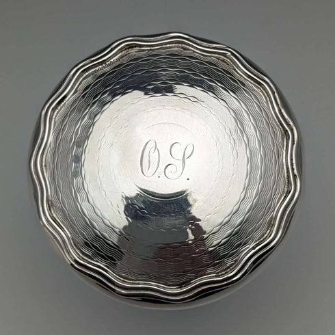 1912년 영국 엔틱 순은(925 실버) 티 캐디 90g W G Sothers