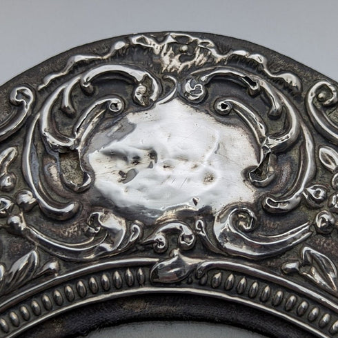 1906 年英國古董純銀(925 銀)相框相框/肖像 SAMUEL M LEVI