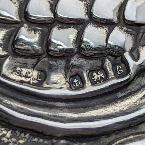 1906 年英國古董純銀(925 銀)相框相框/肖像 SAMUEL M LEVI