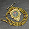 UK Gold Plated Albert Chain 43g Soccer Medal Fob