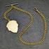 UK Gold Plated Albert Chain 43g Soccer Medal Fob