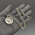 1900 年左右英國古董純銀(925 銀)Albert Chain 62 克羅馬銀 Fob