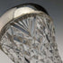 Jarrón de cristal tallado con decoración de plata de ley, antigüedades británicas de 1901, 598 g, GE Walton & Co