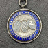 1920s British Antique Extra Thick Pure Silver (925 Silver) Albert Chain 75g Medal Fob
