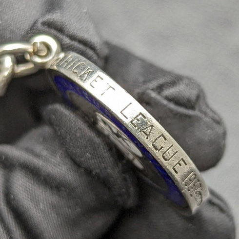 1920 年代英國古董超厚純銀(925 銀)阿爾伯特鏈 75 克獎牌表