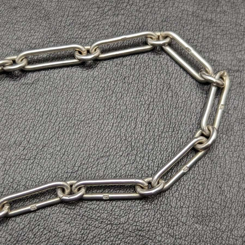 Cerca de 1920, cadena Albert antigua británica de plata esterlina (plata 925), 37 g, con medalla de dije