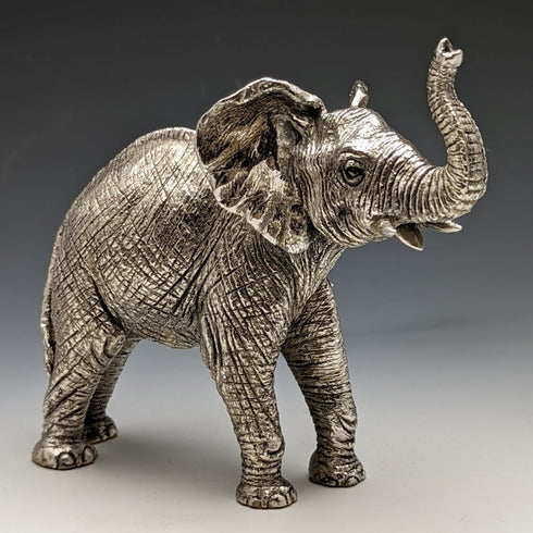 純銀雕塑小像對象 277 克英國鄉村藝術家