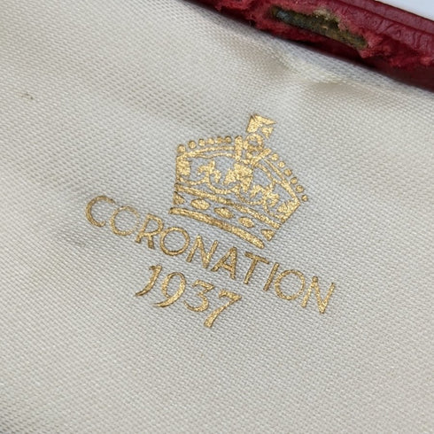 1936 年英國復古純銀(925 銀)註釋勺子 Roberts & Belk 盒裝