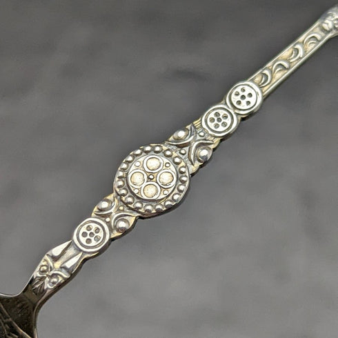 1936 年英國復古純銀(925 銀)註釋勺子 Roberts & Belk 盒裝