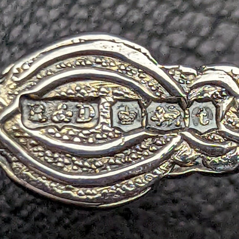 1936 年英國復古純銀(925 銀)註釋勺子 Roberts & Belk 盒裝