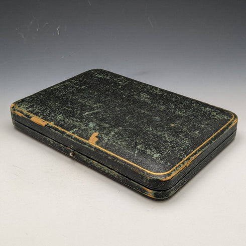 1916年頃 英国アンティーク 純銀(925シルバー) ティースプーン6本&シュガートングセット ケース入り Walker & Hall