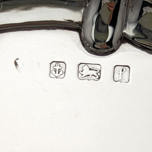 1905 年英國古董純銀(925 銀)卡盤直徑 25.5cm 397g