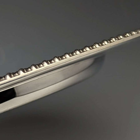 1928년 영국 빈티지 순은(925 실버) 디너 플레이트 지름 23.5cm 496g Walker&Hall